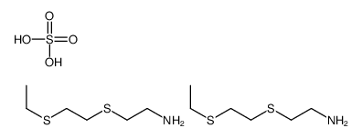 2-[[2-(ethylthio)ethyl]thio]ethylammonium sulphate (2:1) Structure