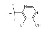 5-BROMO-6-(TRIFLUOROMETHYL)PYRIMIDIN-4-OL structure