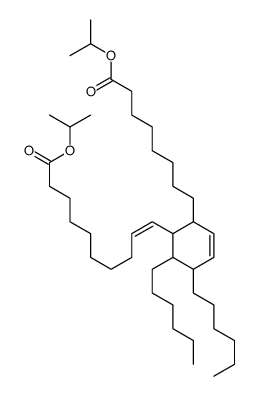 isopropyl 4,5-dihexyl-6-[10-(1-methylethoxy)-10-oxo-1-decenyl]cyclohex-2-ene-1-octanoate Structure