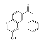 6-(2-phenylacetyl)-4H-1,4-benzoxazin-3-one结构式