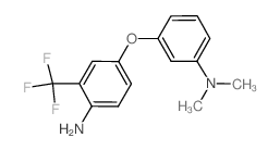 N-{3-[4-Amino-3-(trifluoromethyl)phenoxy]phenyl}-N,N-dimethylamine Structure