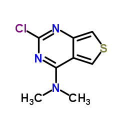 2-Chloro-N,N-dimethylthieno[3,4-d]pyrimidin-4-amine Structure