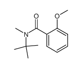 N-tert-Butyl-N-methyl-2-methoxybenzamide结构式