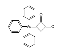 3-(triphenyl-λ5-arsanylidene)cyclobutane-1,2-dione结构式