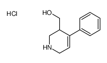 (4-phenyl-1,2,3,6-tetrahydropyridin-3-yl)methanol,hydrochloride Structure