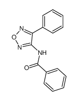 3-benzoylamino-4-phenyl-1,2,5-oxadiazole结构式