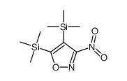 trimethyl-(3-nitro-4-trimethylsilyl-1,2-oxazol-5-yl)silane Structure