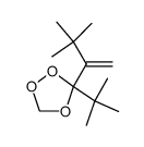 3-tert-Butyl-3-(1-tert-butylethenyl)-1,2,4-trioxolan结构式