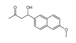 4-hydroxy-4-(6-methoxynaphthalen-2-yl)butan-2-one Structure