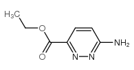 6-氨基哒嗪-3-甲酸乙酯结构式