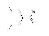 (Z)-2-bromo-1,1-diethoxy-2-butene结构式