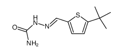 5-tert-butyl-2-thiophenaldehyde semicarbazone Structure