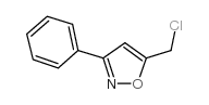 5-(氯甲基)-3-苯基异噁唑结构式