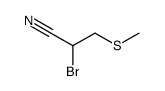 2-bromo-3-methylsulfanyl-propionitrile Structure