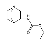 3-Quinuclidinecarbamic acid, ethyl ester结构式