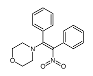 4-(2-nitro-1,2-diphenylethenyl)morpholine Structure