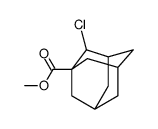 methyl 2-chloroadamantane-1-carboxylate结构式