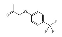 1-[4-(trifluoromethyl)phenoxy]propan-2-one Structure