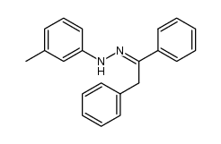 deoxybenzoin m-tolylhydrazone Structure