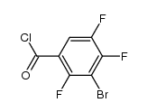 3-bromo-2,4,5-trifluorobenzoyl chloride结构式