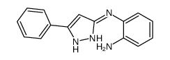 2-N-(5-phenyl-1H-pyrazol-3-yl)benzene-1,2-diamine结构式