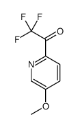 2,2,2-trifluoro-1-(5-methoxypyridin-2-yl)ethanone Structure