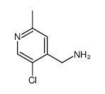 (5-chloro-2-methylpyridin-4-yl)methanamine结构式