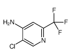 5-chloro-2-(trifluoromethyl)pyridin-4-amine Structure