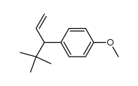 1-(4,4-dimethylpent-1-en-3-yl)-4-methoxybenzene Structure