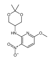 N-(2,2-Dimethyl-1,3-Dioxan-5-Yl)-6-Methoxy-3-Nitropyridin-2-Amine结构式