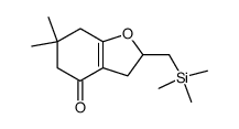 6,6-dimethyl-2-<(trimethylsilyl)methyl>-4-oxo-2,3,4,5,6,7-hexahydrobenzofuran Structure