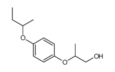 2-(4-butan-2-yloxyphenoxy)propan-1-ol结构式