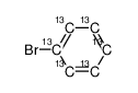 溴苯-13C6结构式