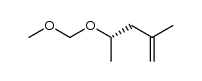 (S)-4-(methoxymethoxy)-2-methylpent-1-ene结构式