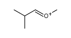 (E)-methyl(2-methylpropylidene)oxonium Structure