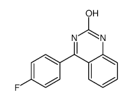 4-(4-fluorophenyl)-1H-quinazolin-2-one结构式