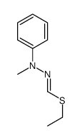 ethyl N-(N-methylanilino)methanimidothioate Structure