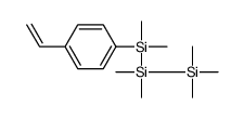 [dimethyl(trimethylsilyl)silyl]-(4-ethenylphenyl)-dimethylsilane结构式
