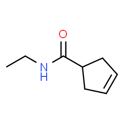 3-Cyclopentene-1-carboxamide,N-ethyl-(9CI) structure