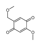 2-methoxy-5-(methoxymethyl)cyclohexa-2,5-diene-1,4-dione结构式