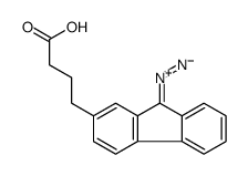 9-diazofluorene-2-butyric acid structure