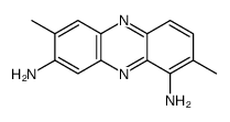 1,8-DIAMINO-2,7-DIMETHYLPHENAZINE结构式