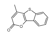 4-methyl-benzo[4,5]thieno[3,2-b]pyran-2-one结构式