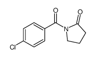 1-(4-chlorobenzoyl)pyrrolidin-2-one结构式