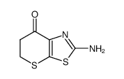 2-amino-5,6-dihydrothiopyrano[3,2-d]thiazol-7-one结构式