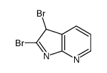 2,3-Dibromo-3H-pyrrolo[2,3-b]pyridine结构式