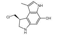 (S)-8-(chloromethyl)-1-methyl-3,6,7,8-tetrahydropyrrolo[3,2-e]indol-4-ol Structure