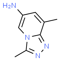 1,2,4-Triazolo[4,3-a]pyridin-6-amine, 3,8-dimethyl- structure