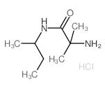 2-Amino-N-(sec-butyl)-2-methylpropanamide hydrochloride结构式