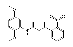 2,5-dimethoxy(2-nitrobenzoyl)acetanilide Structure